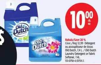 Canadian Tire Old dutch laundry detergent or fabric softener, 7.4 l offer