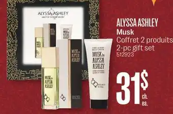 Jean Coutu Alyssa ashley musk 2-pc gift set offer