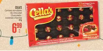 Jean Coutu Cella's chocolate- covered cherries offer