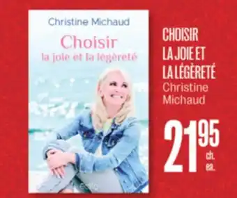 Jean Coutu Choisir la joie et la légèreté christine michaud offer