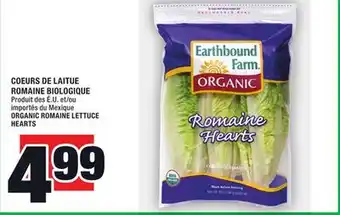 Super C Coeurs de laitue romaine biologique | organic romaine lettuce hearts offer