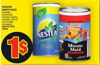Super C Boisson minute maid | minute maid drink offer