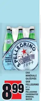 Super C Eau minérale gazéifiée san pellegrino | san pellegrino carbonated mineral water offer