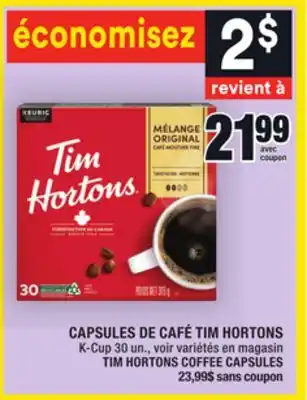 Super C Capsules de café tim hortons | tim hortons coffee capsules offer