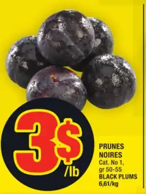 Super C Prunes noires | black plums offer