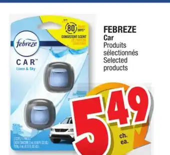 Jean Coutu Febreze car selected products offer