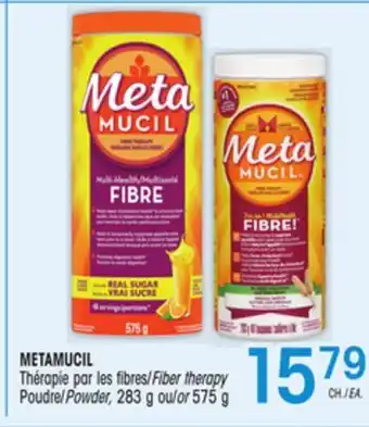Uniprix Metamucil thérapie par les fibres/fiber therapy poudre/powder offer