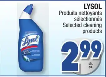 Jean Coutu Lysol selected cleaning products offer