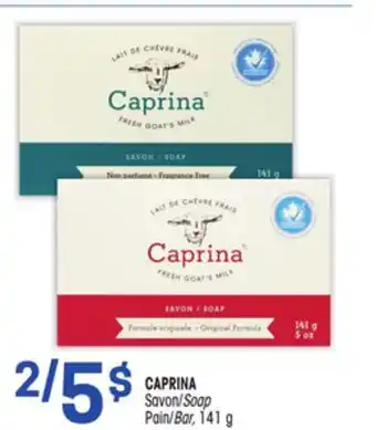 Uniprix Caprina savon/soap, pain/bar offer