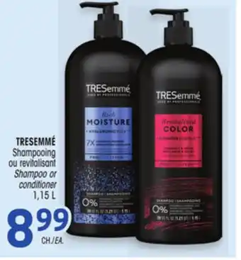 Uniprix Tresemmé shampooing ou revitalisant/ shampoo or conditioner offer