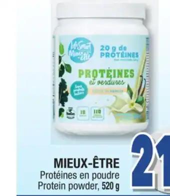 Jean Coutu Mieux-être protein powder offer