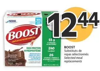 Brunet Boost substituts de repas sélectionnés offer