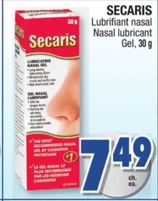 Jean Coutu Secaris nasal lubricant gel offer