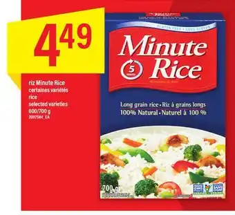 Maxi Riz minute rice offer
