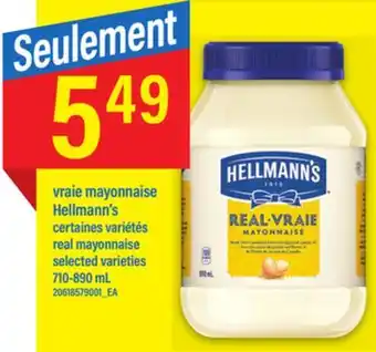 Maxi Vraie mayonnaise hellmann's offer