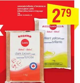 Maxi Cassonade brillante, à l'ancienne ou sucre à glacer lantic 1 kg offer