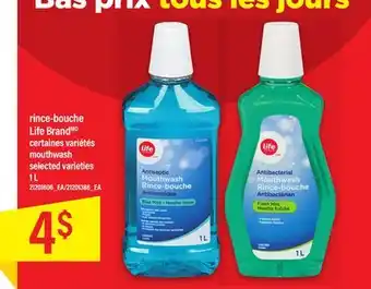 Maxi Rince-bouche life brand, 1 l offer