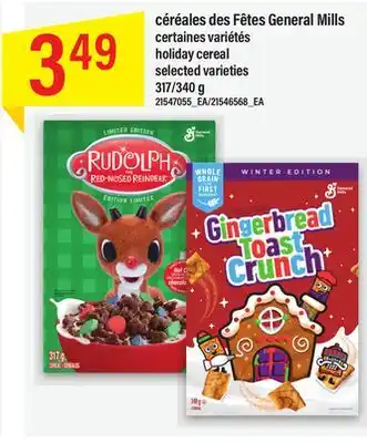 Maxi Céréales des fêtes general mills offer