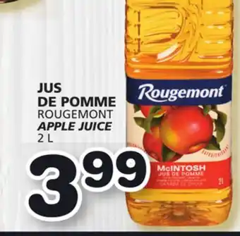 Marches Tradition Rougemont apple juice offer