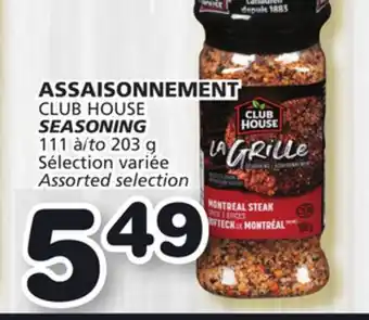 Marches Tradition Club house seasoning offer