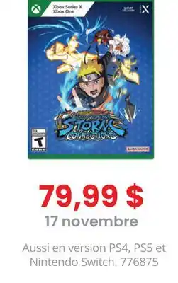 GameStop Naruto x boruto ultimate ninja storm connections de bandai namco xbox series x offer
