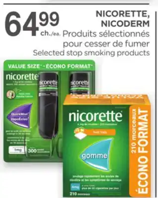 Proxim Nicorette, nicoderm offer