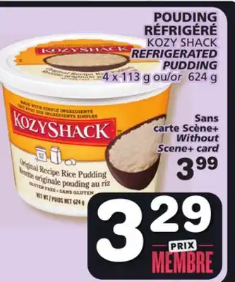 Marches Tradition Kozy shack refrigerated pudding offer