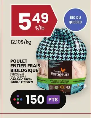Rachelle-Bery Grocery Ferme des voltigeurs organic fresh whole chicken offer