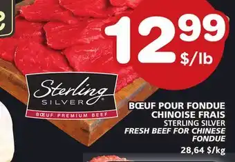 Marches Tradition Sterling silver fresh beef for chinese fondue offer