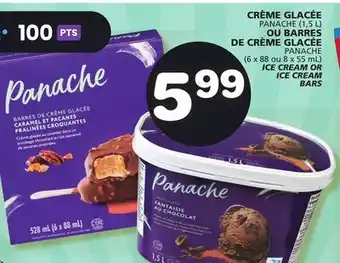 Marches Tradition Panache (1,5 l) ice cream panache (6 x 88 or 8 x 55 ml) or ice cream bars offer