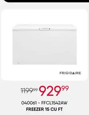 Meubles RD Frigidaire freezer 15 cu ft offer