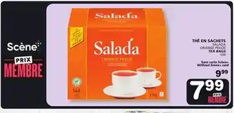 Marches Tradition Salada orange pekoe tea bags offer