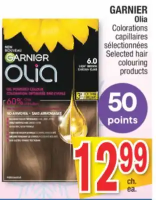 Jean Coutu Garnier olia selected hair colouring products offer