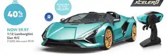 Toys R us Xceler8 1:12 lamborghini sian r/c offer