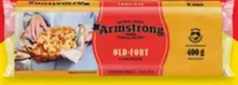 Walmart Armstrong cheese block 400 g or shreds 320 g offer