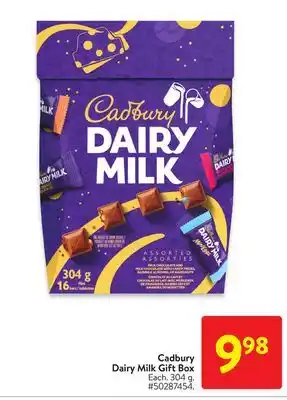 Walmart Cadbury dairy milk gift box offer