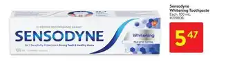 Walmart Sensodyne whitening toothpaste offer