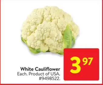 Walmart White cauliflower offer