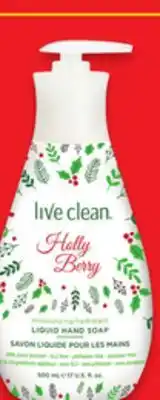 Walmart Live clean holiday liquid hand soap offer