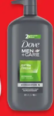 Walmart Dove or dove men+care body wash offer