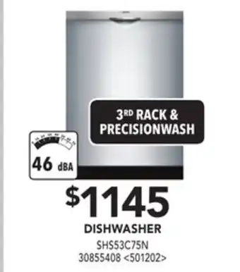 Lowe's Bosch dishwasher offer