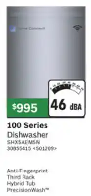 Lowe's Bosch 300 series dishwasher offer