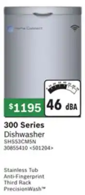 Lowe's Bosch 500 series dishwasher offer