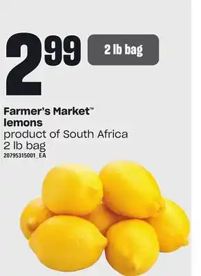 Independent Grocer Farmer's market lemons, 2 lb bag offer