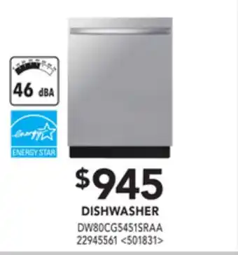 Lowe's Samsung dishwasher offer
