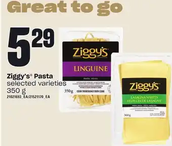 Independent Grocer Ziggy's pasta, 350 g offer