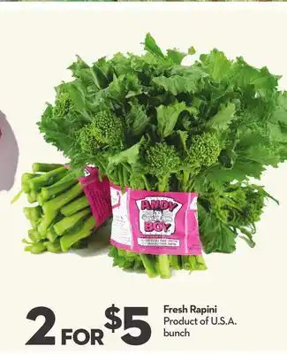 Longo's Fresh rapini offer