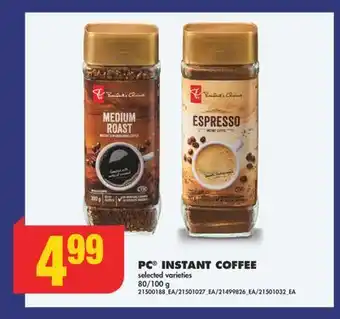 No Frills Pc instant coffee, 80/100 g offer