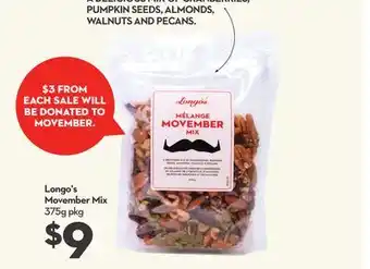 Longo's Longo's movember mix offer