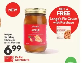 Longo's Longo's pie filling offer
